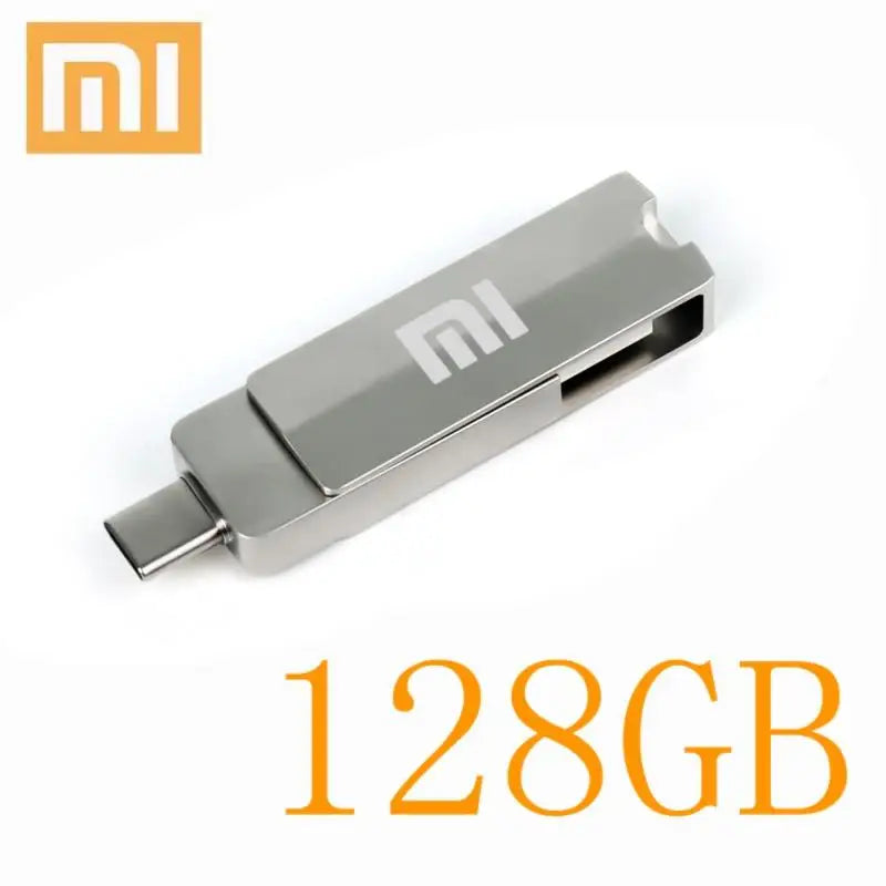 Premium Xiaomi U-Disk 2TB 1TB USB 3.1 Type-C Interface 256GB 128GB 512GB Mobile Computer Data Transfer Portable USB Storage