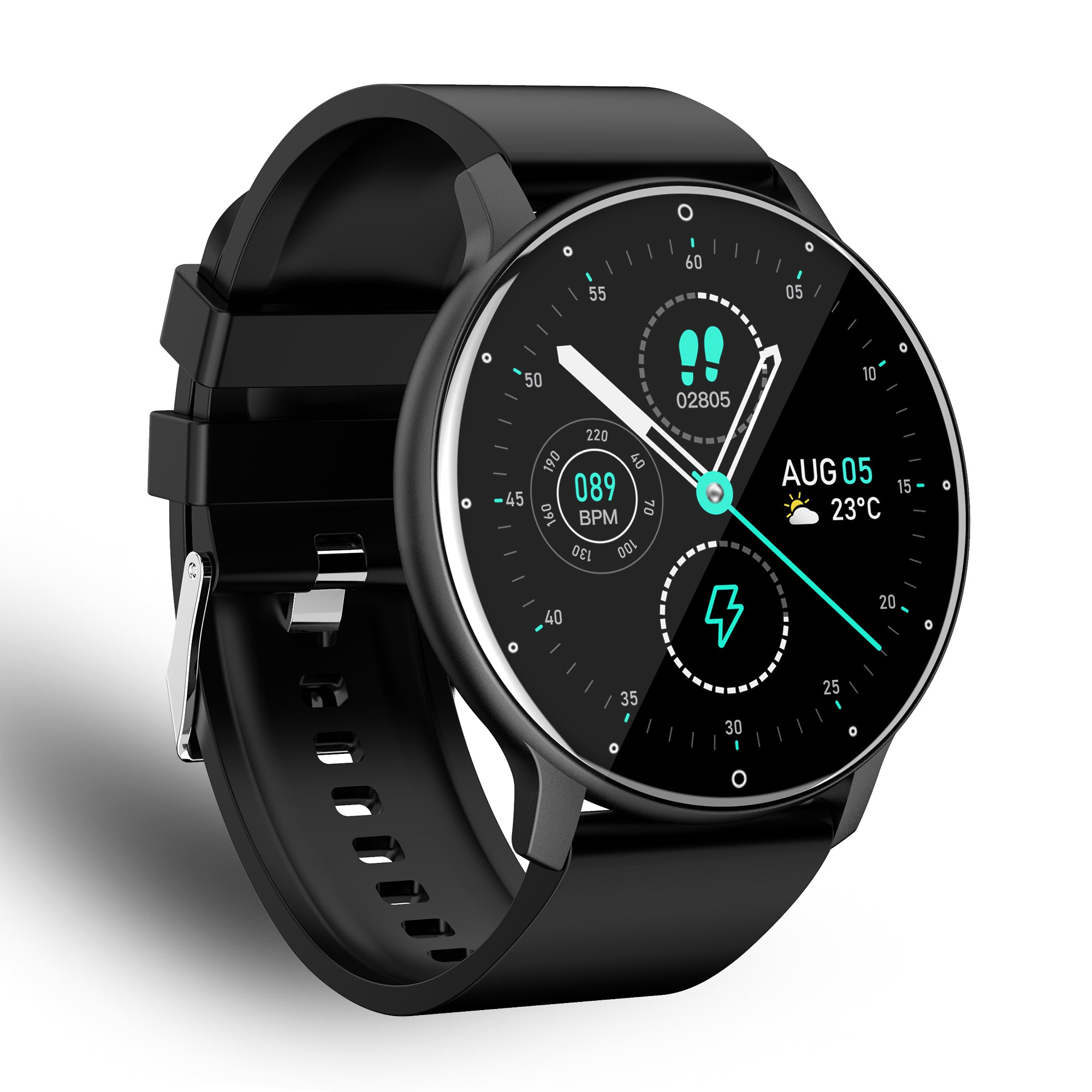 Premium 2024 Neue Smartwatch für Männer: Touchscreen, Sport Fitness, IP67 Wasserdicht, Bluetooth, Android, Apple iOS