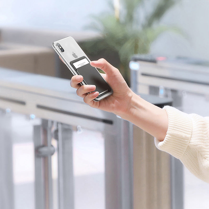 Premium MagSafe Silikon-Telefonkartenhalter: Schlankes Etui mit NetUI für Apple iPhone 15/14/13/12/11 Pro Max/Plus/Mini