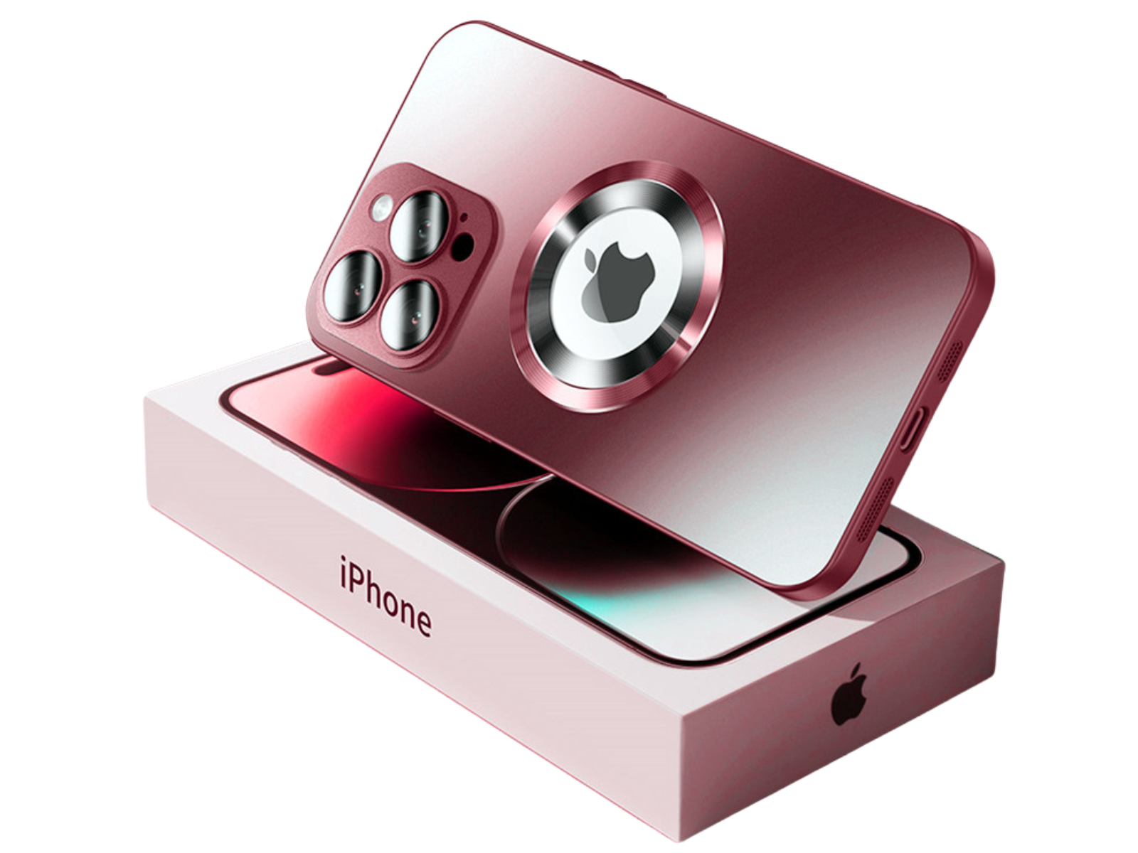 Hochwertige Matte Magnetische iPhone-Hülle mit MagSafe Case für Apple iPhone 17/17 Air, 16/16e, 15, 14, 13 Pro Max Plus | Glasobjektiv-Kameraschutzabdeckung, Panzer-Schutzhülle, Stoßfest und Stilvolle Handyhülle | Tasche in limitierter Auflage