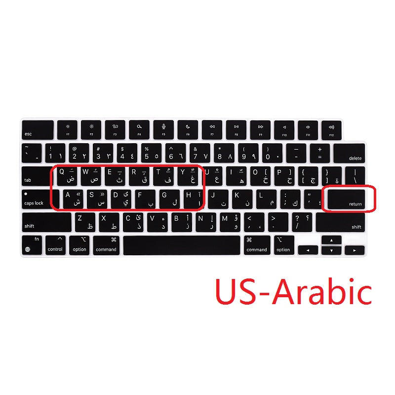 Premium Tastaturschutz-Skin für Macbook Air/Pro/M3/M2/M1: 16,14,13-inch | 2024/2023/2022/2020 Series Hochwertige Tastatur-Abdeckung