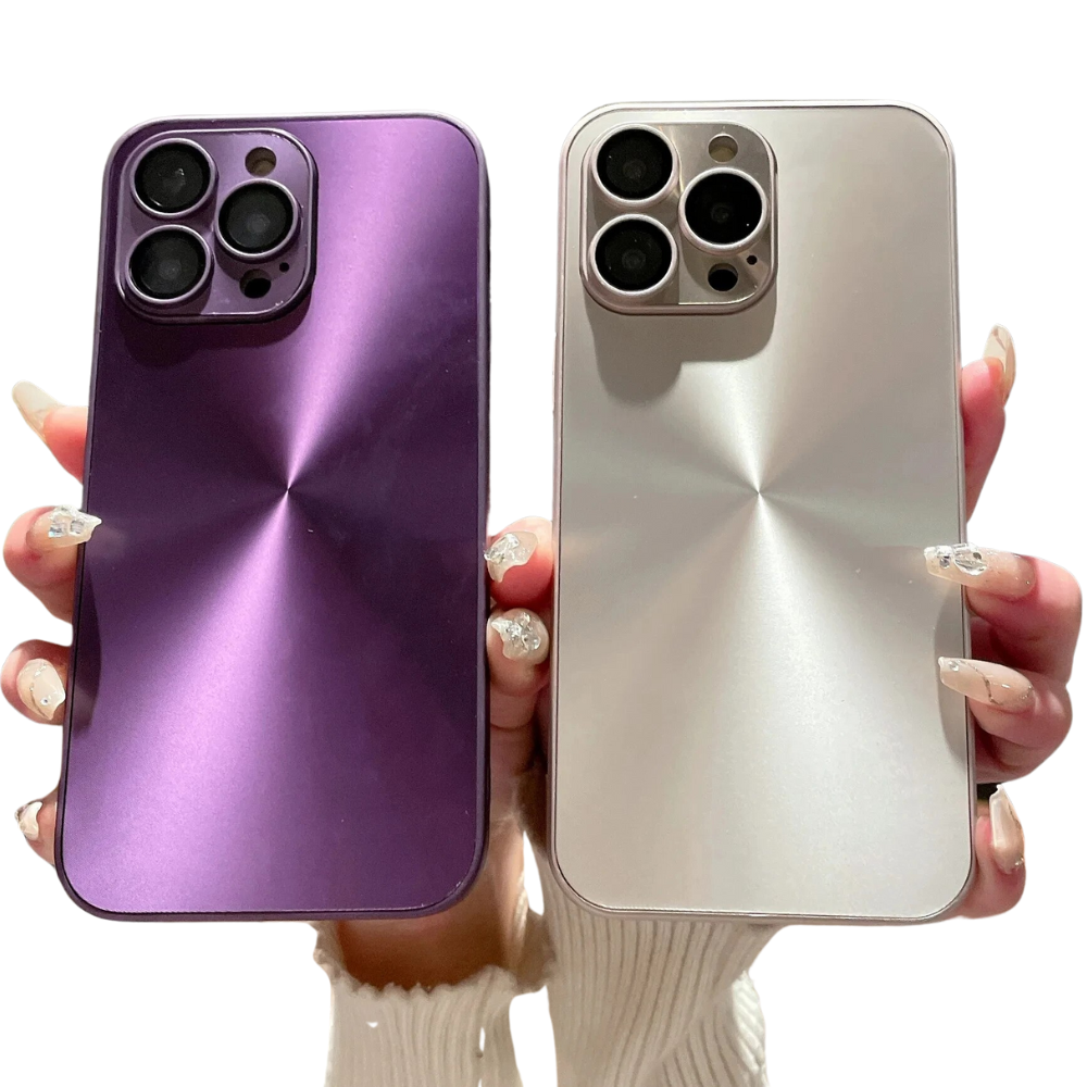 Premium Blinkende Aurora Einfarbige Handyhülle, MagSafe, Abdeckung, | Apple iPhone 15/14/13/12/11 Pro Max Plus - Schlanke Matte Stoßfeste Hardcover Schutzhülle - Phone Heaven Zone