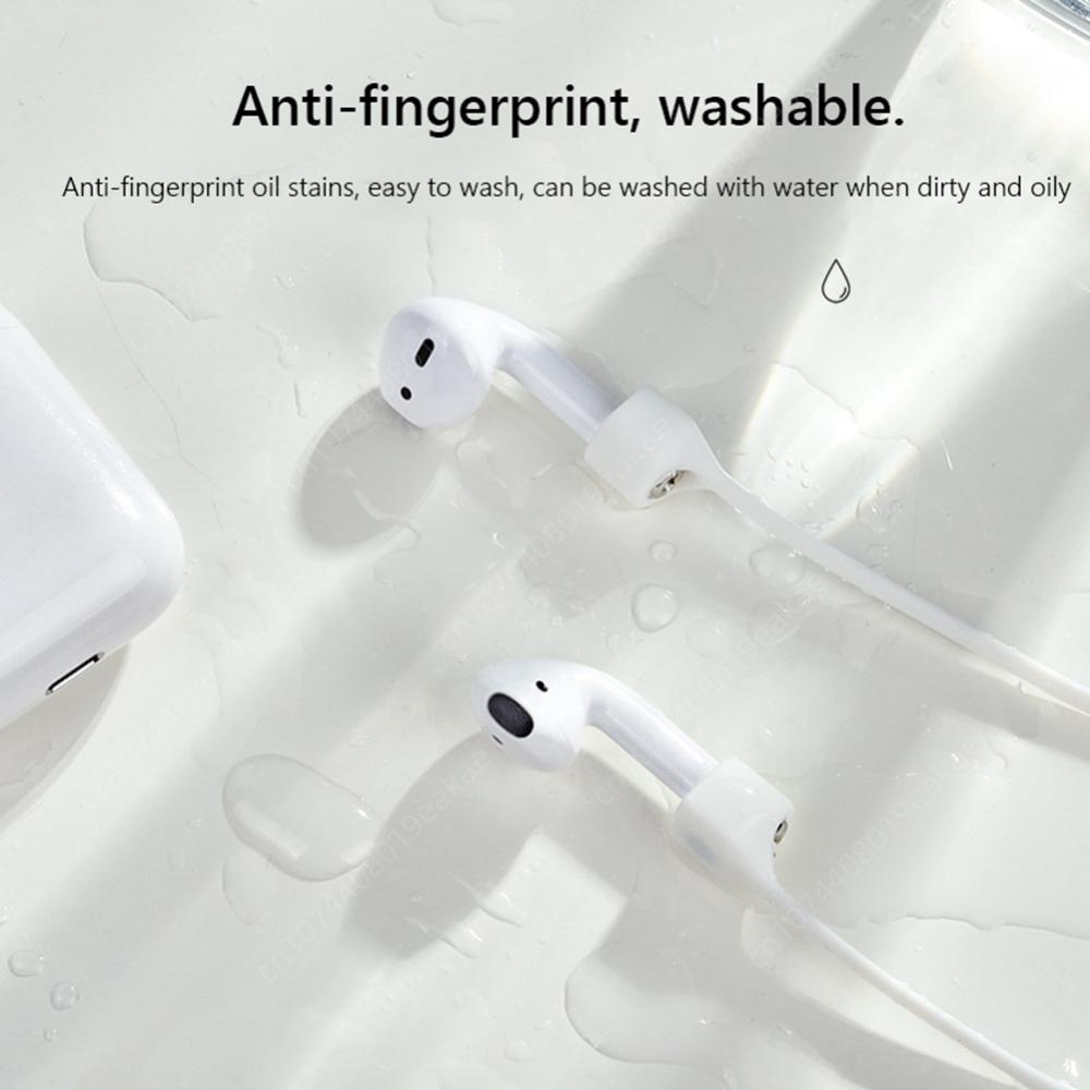 Premium Silikon Anti-Verlust Kopfhörerhalter für Apple AirPods4/3/2/1 and Pro Series 2024/2022/2021/2019/2016 & Pro: Hochwertiges Bluetooth Nackenband-Kabel - Sicher & Stilvoll für Kabellose Ohrhörer