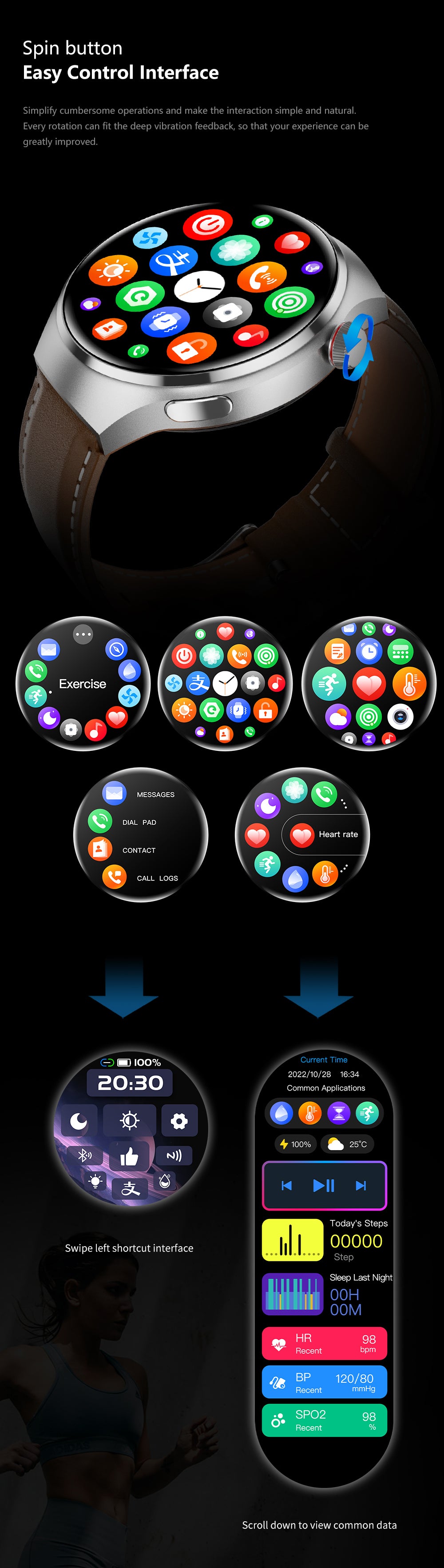 Neue Hochwertige 2024 GT4 Pro Smartwatch für Männer IP68 NFC GPS Tracker AMOLED 360 | HD Bildschirm Herzfrequenz