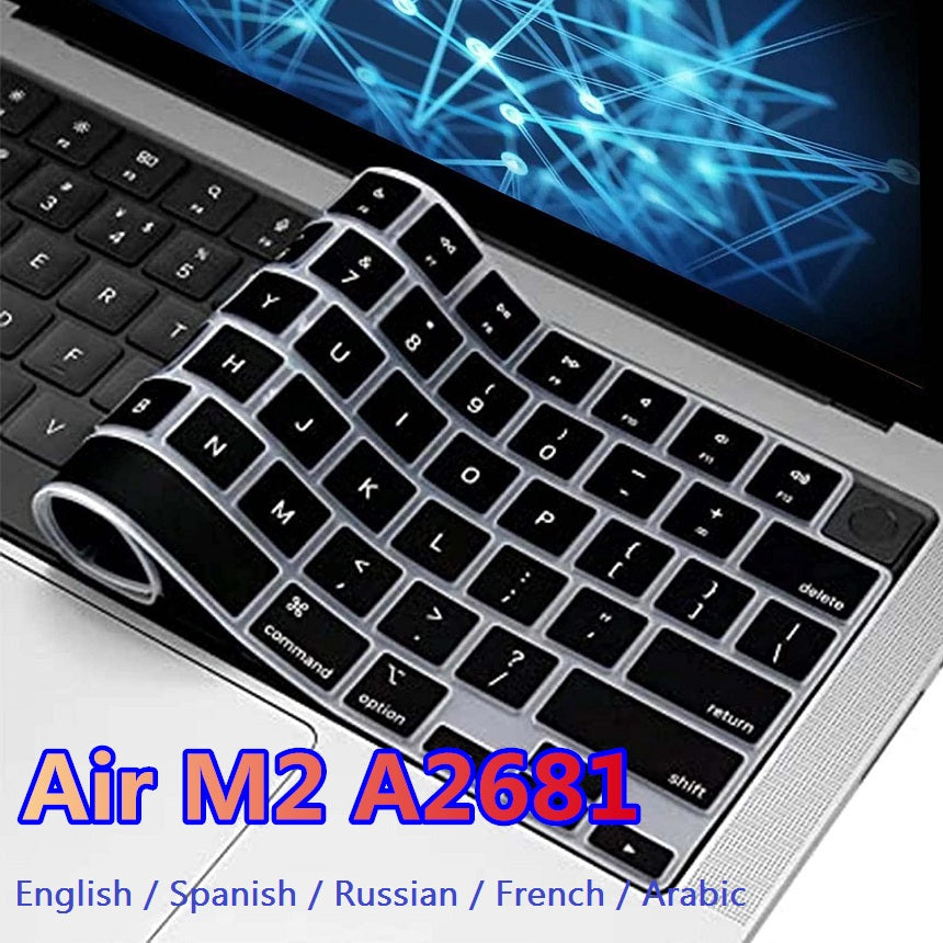 Premium Tastaturschutz-Skin für Macbook Air/Pro/M3/M2/M1: 16,14,13-inch | 2024/2023/2022/2020 Series Hochwertige Tastatur-Abdeckung
