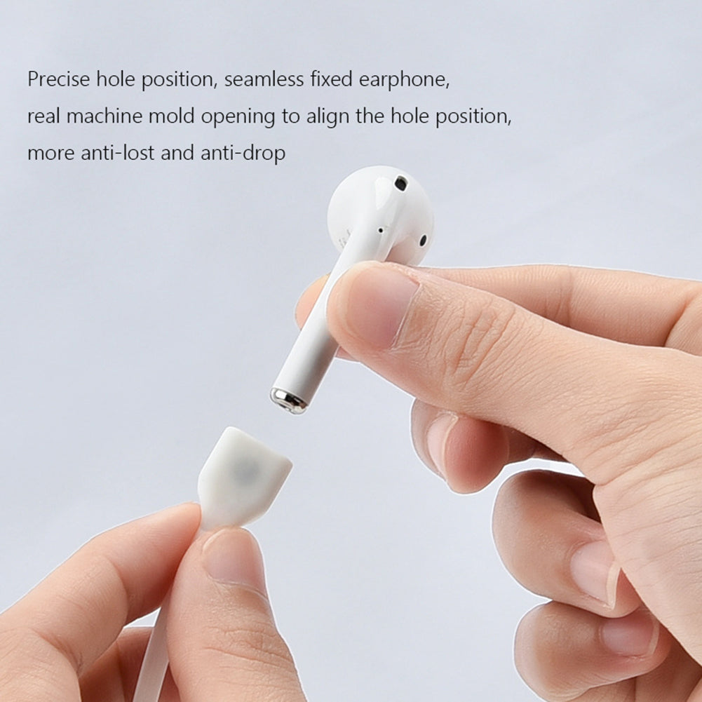 Premium Silikon Anti-Verlust Kopfhörerhalter für Apple AirPods4/3/2/1 and Pro Series 2024/2022/2021/2019/2016 & Pro: Hochwertiges Bluetooth Nackenband-Kabel - Sicher & Stilvoll für Kabellose Ohrhörer