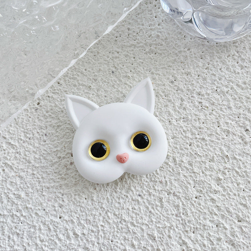 Luxury Air Sac Telefon Halter Griptok Kawaii 3D Katze Handy Finger Ring | Stand Grip Tok Handy Zubehör iPhone | Stylischer