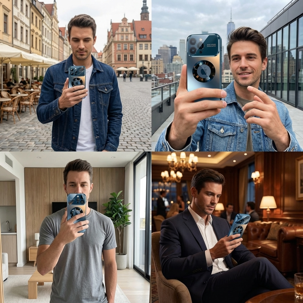 Luxus Matte Magnetische iPhone-Hülle mit Glaslinsen-Kameraschutz | Stoßfeste Tasche & MagSafe Case | Panzer-Schutzhülle für Apple iPhone 17/17 Air, 16/16e, 15, 14, 13 Pro Max Plus | Handyhülle in limitierter Auflage