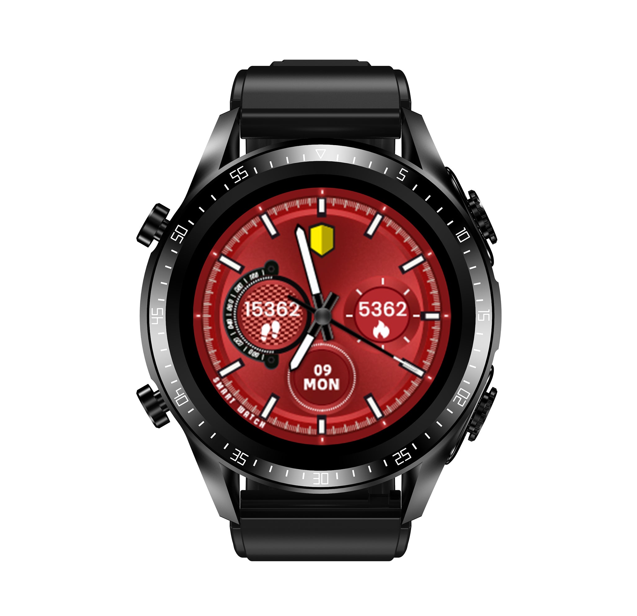 Premium Neue Smartwatch 400mAh Outdoor mit Kompass, Positionsbestimmung | NFC-Zugangskontrolle, IP68 Wasserdicht, Fitness