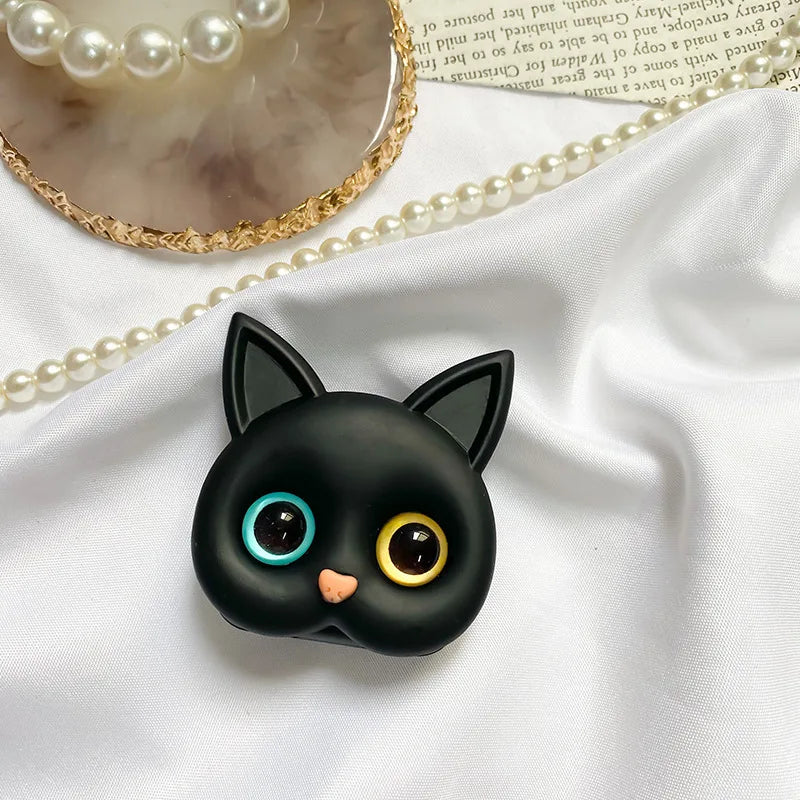 Luxury Air Sac Telefon Halter Griptok Kawaii 3D Katze Handy Finger Ring | Stand Grip Tok Handy Zubehör iPhone | Stylischer