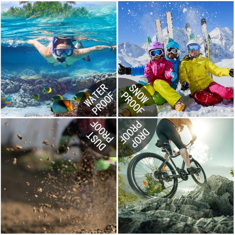 Premium IP68 Wasserdichte Magnet-Hülle mit MagSafe für Apple iPhone 16/16e, 15, 14, 13, 12 Pro Max, Pro, Plus & Mini: 360° Vollschutz Case, Militärpanzer-Design | Staubdicht, Stoßfest Cover mit Kameraschutz | Ideal für Tauchen und Schwimmen