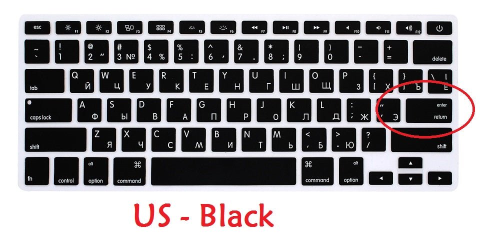 Premium Tastaturschutz-Skin für Macbook Air/Pro/M3/M2/M1: 16,14,13-inch | 2024/2023/2022/2020 Series Hochwertige Tastatur-Abdeckung