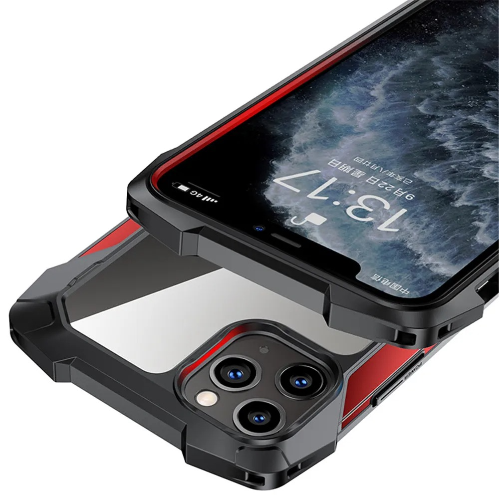 Luxury Military Armor iPhone Case – Anti-Drop, Shockproof Protection, Rugged Design for iPhone Models, Durable & Secure Cover