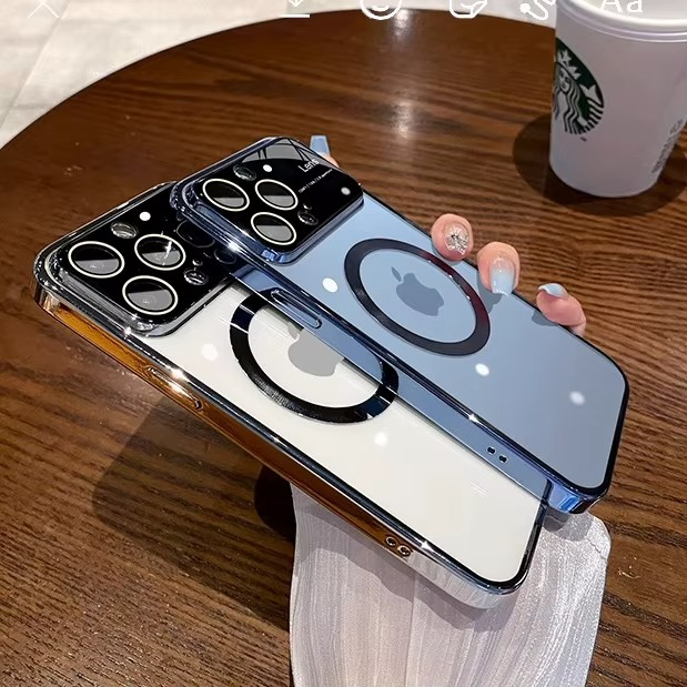 Elite Slim Armor iPhone Hülle | Transparent & Matt, Ultra-Dünn, Fortgeschrittene Stoßfest-Technik, Kamera-Schutz, Schnellladefähig & Magnet-Beschichtung