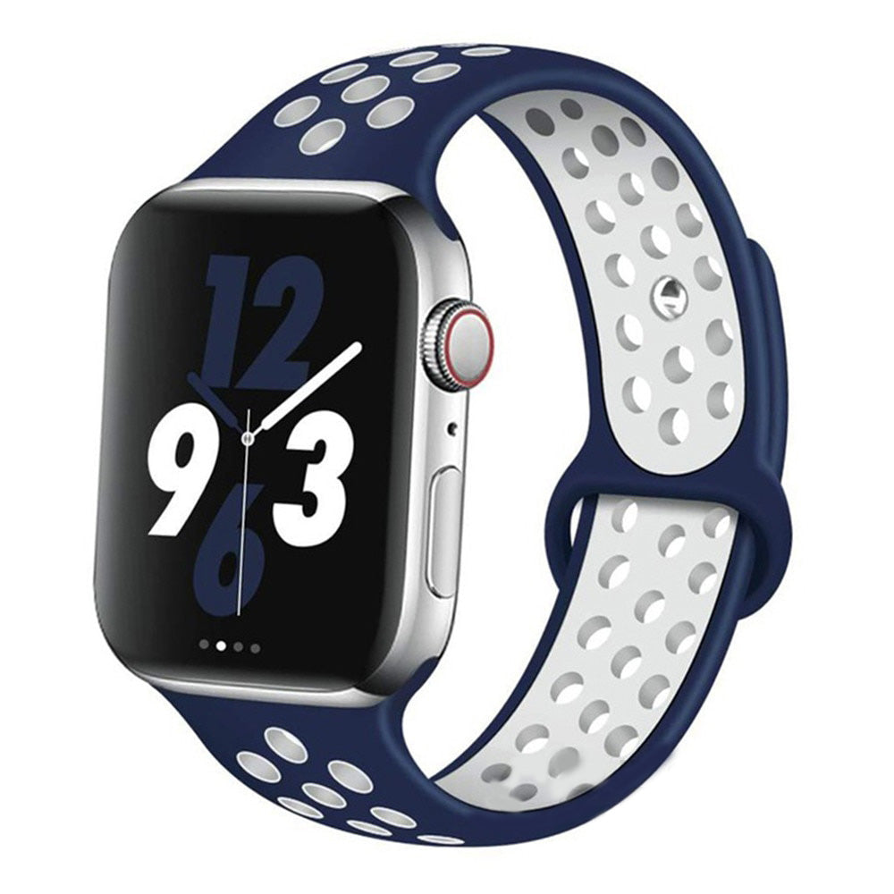 Premium Silikonarmband für Apple Watch 10/9/8/7/6/5/4/3/2/1 & Ultra 2/1, SE: 2024, 2023, 2022, 2021, 2020, 2019, 2018, 2017