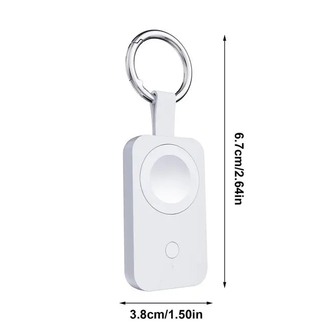 Premium Ladegerät für Apple Watch: Ultra - Tragbares Magnetisches | iWatch Ladestation für Apple Watch 10/9/8/7/6/5/4/3/2/1 & Ultra 2/1, SE: 2024, 2023, 2022, 2021, 2020, 2019, 2018, 2017, 2016 Serie mit USB-C Anschluss