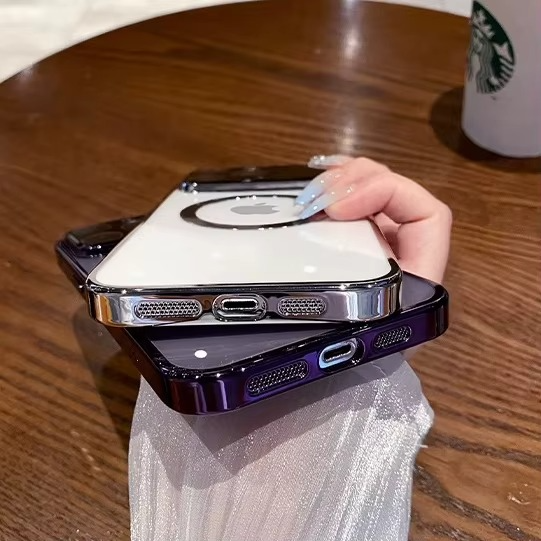 Elite Slim Armor iPhone Hülle | Transparent & Matt, Ultra-Dünn, Fortgeschrittene Stoßfest-Technik, Kamera-Schutz, Schnellladefähig & Magnet-Beschichtung