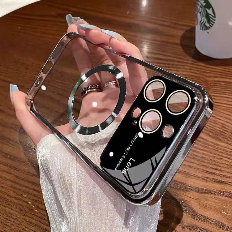 Elite Slim Armor iPhone Hülle | Transparent & Matt, Ultra-Dünn, Fortgeschrittene Stoßfest-Technik, Kamera-Schutz, Schnellladefähig & Magnet-Beschichtung