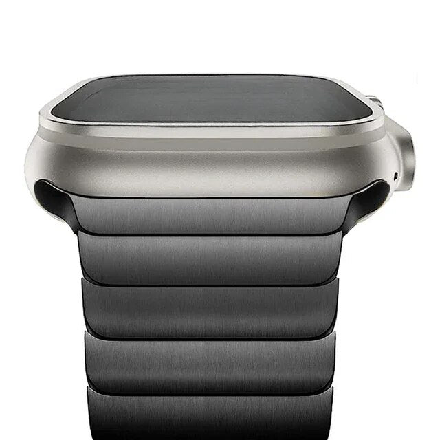 Titan Farbband für Luxury Apple Watch Serie 10/9/8/7/6/5/4/3/2/1 & Ultra 2/1, SE: 2024, 2023, 2022, 2021, 2020, 2019, 2018,