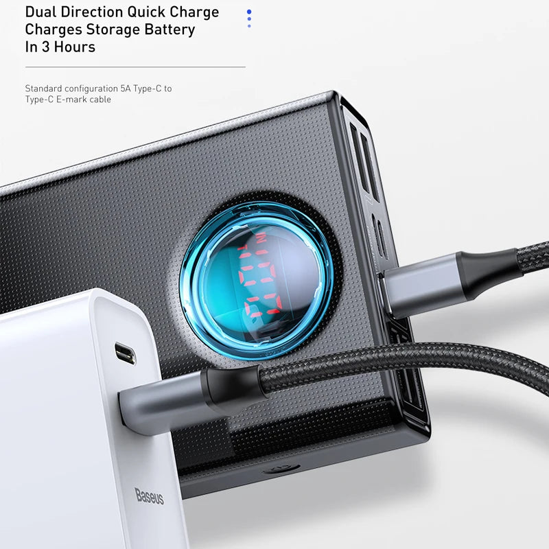 Premium Power Bank 10000mAh mit 22,5 W PD Schnellladegerät – Tragbares Ladegerät fürSmartphones, Apple iPhone, Samsung, iOS & Android AirPods, Earbuds, Android, Samsung, Xiaomi