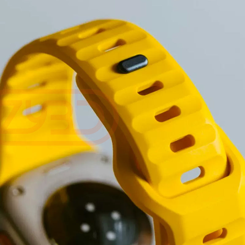 Premium Weiches Silikonarmband für Apple Watch | Elegant, Langlebig & Perfektes Sportarmband für jede Größe (49mm-38mm)