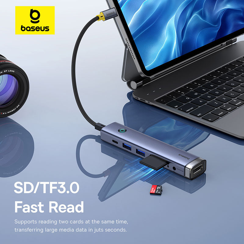 Premium USB C Hub 10Gbps: Typ-C zu HDMI, USB-Adapter, Ethernet-Port, Docking Station für MacBook Air, USB-Splitter – Kompatibel und Leistungsstark - Phone Heaven Zone