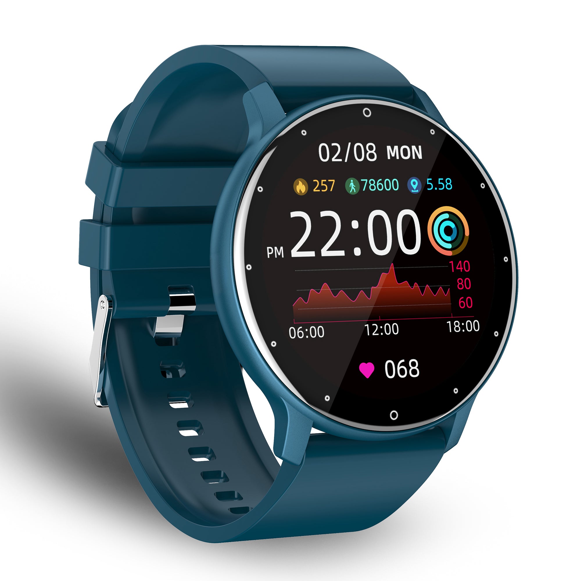 Premium 2024 Neue Smartwatch für Männer: Touchscreen, Sport Fitness, IP67 Wasserdicht, Bluetooth, Android, Apple iOS