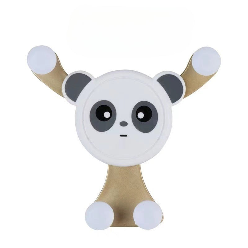 Hochwertiges Schwerkraft Auto Telefonhalter Air Vent Clip mit Lächeln Gesicht Mobilhalterung für Apple iPhone 15/14/13/12