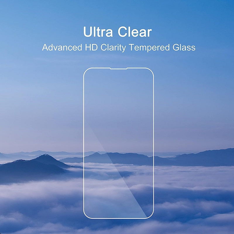 Premium Ultra-Klare Panzerglas Displayschutzfolie & Kamera Schutz für Apple iPhone – 9H Gehärtetes Glas, Blasenfrei,