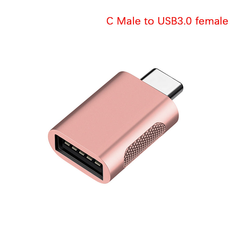 Premium USB-C zu USB 3.0 Adapter, USB Typ-C Buchse USB Stecker für Macbook Air/Pro/M3/M2/M1: 16,14,13-inch | 2024/2023/2022/2020 Series Laptop, iPad Pro, iPhone und Typ-C Geräte – Datenübertragung
