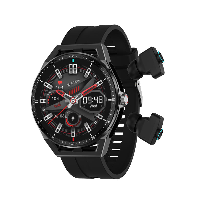 Premium Neue Smartwatch 400mAh Outdoor mit Kompass, Positionsbestimmung | NFC-Zugangskontrolle, IP68 Wasserdicht, Fitness