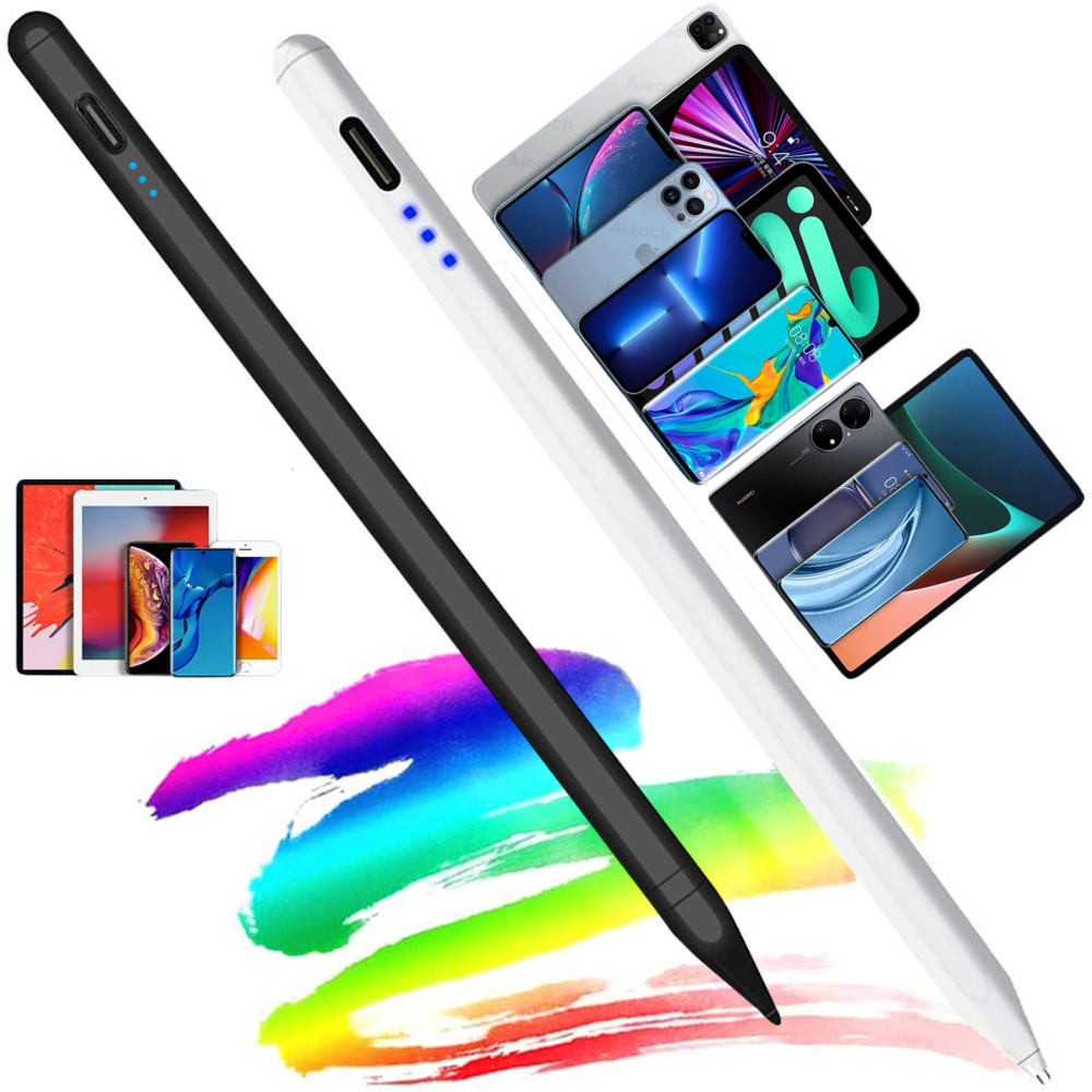 Premium Stylus für Touchscreens: Apple iPhone, iPad Series, MacBook, Android, Tablet-Stift mit Power-Display | Kompatibel mit iOS, Tablet, Windows PC, Laptop & Android | Limitierte Auflage