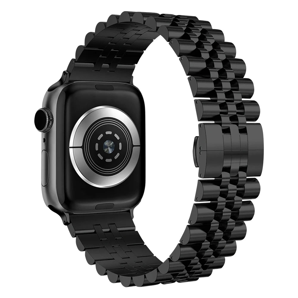 Metallband für Apple Watch 49mm, 45mm, 44mm, 42mm, 41mm, 40mm | Premium Edelstahl Armband für iWatch Ultra/9/8/7/6/5/4/3/SE