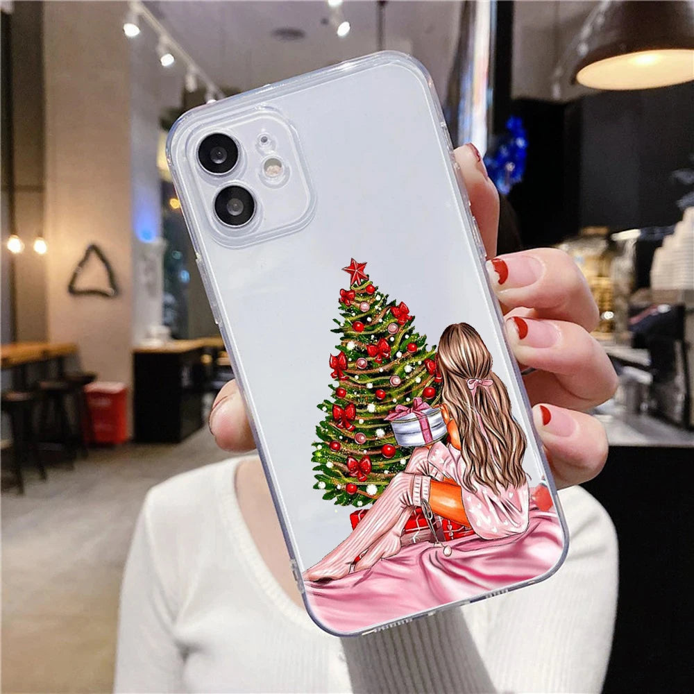 Luxuriöse Modische Mädchen-Design iPhone-Hülle | MagSafe-Case mit Rundumschutz & Kameralinsenschutz für Apple iPhone 17/17 Air, 16/16e, 15, 14, 13 Pro Max Plus Cover | Stoßfeste Handyhülle mit Panzertasche & Stoßstangenabdeckung