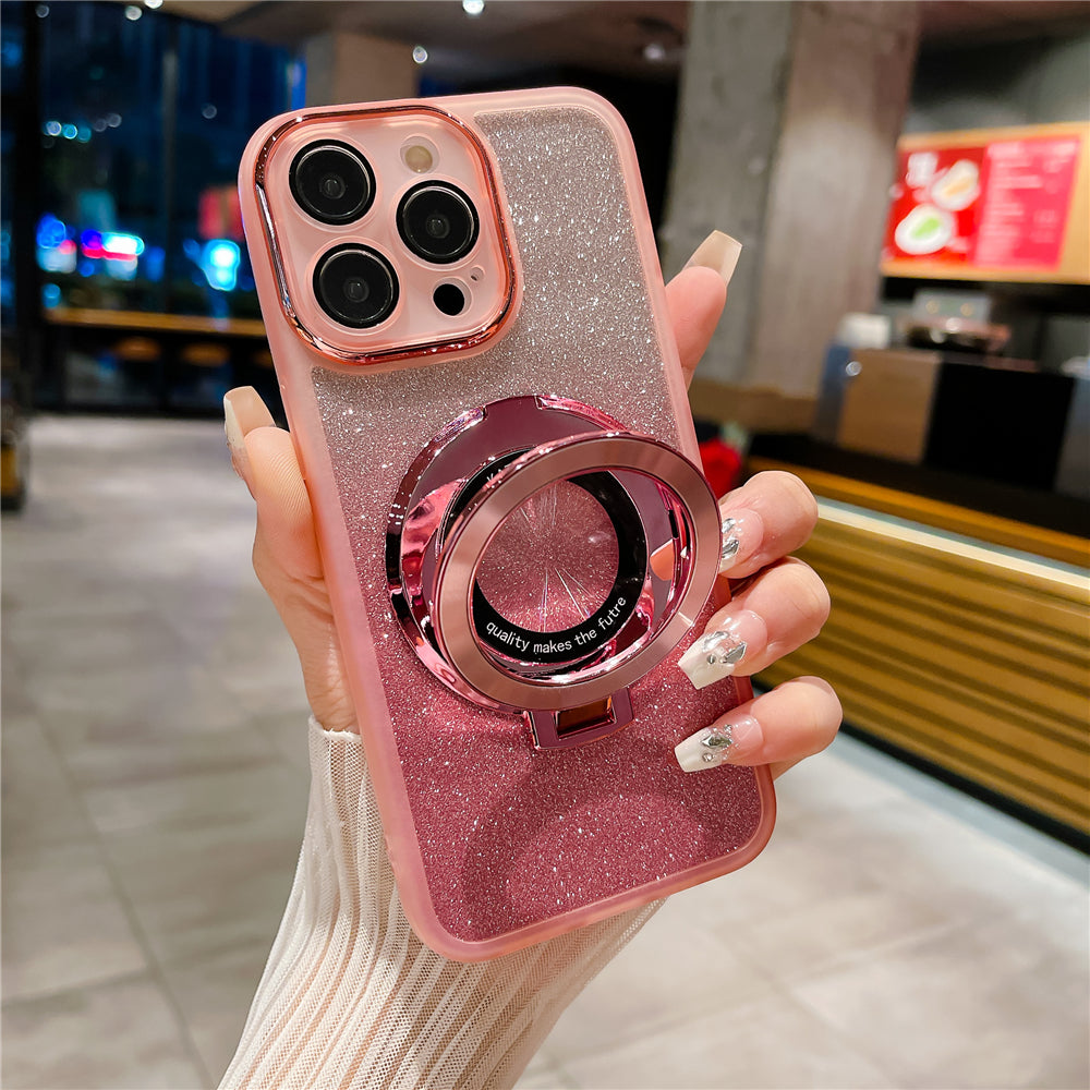 Magnetisches Metall MagSafe iPhone Hülle für Apple iPhone 17/17 Air, 16/16e, 15, 14, 13 Pro Max Plus | Premium Case, Stoßfeste Höchster Schutz - Luxus Schlank Matt mit Kamera Glaslinsenschutz, Ständer und Handhalterung Abdeckung