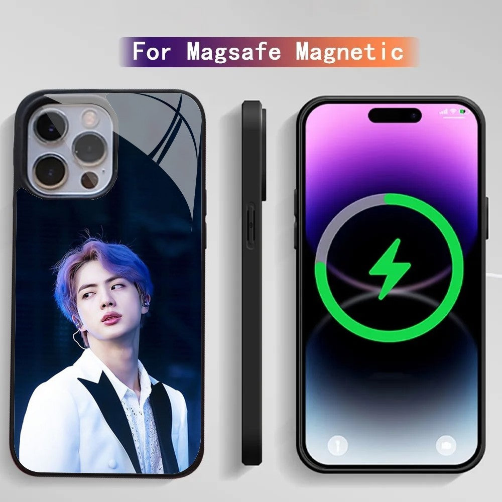 Personalisierte Luxus iPhone Hülle für Apple iPhone 17/17 Air, 16/16e, 15, 14, 13 Pro Max Plus | Individuelles Foto-Design | MagSafe kompatibel Case | Kameraschutz | Gehärtetes Glas | Premium Schutzhülle