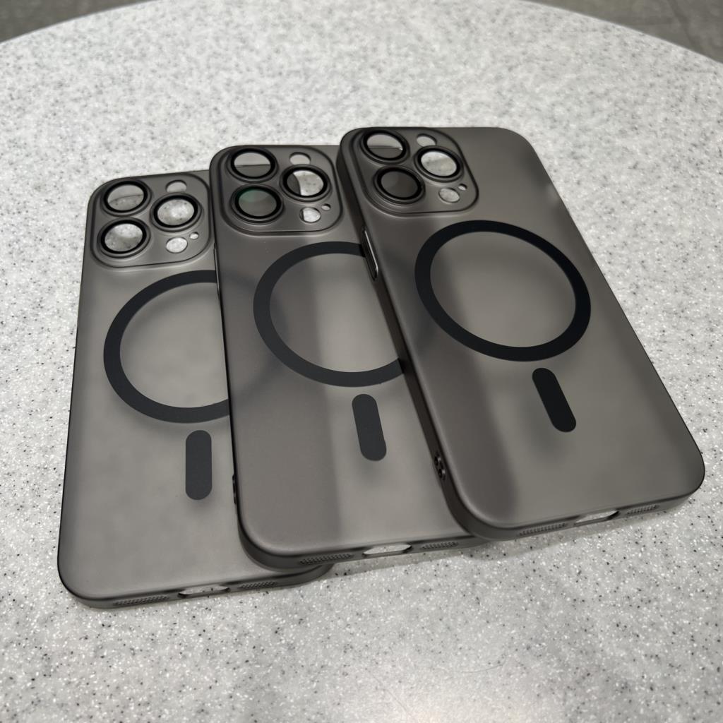 Ultra-Dünne Magnetische Transparente für Apple iPhone 17/17 Air, 16/16e, 15, 14, 13, 12 Pro Max Plus Mini Hülle | Premium Stoßfeste Schlanke Randlose Klare Wasserabweisende Schutzhülle mit Magsafe