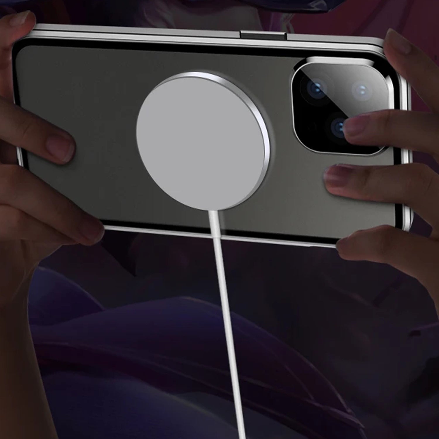 Hochwertige iPhone Hülle mit 360° Vollversiegeltem Schutz aus Glas und Metall | MagSafe-kompatible Schutzhülle mit Rundumschutz, Kameralinsenschutz für Apple iPhone 17/17 Air, 16/16e, 15, 14, 13 Pro Max, Pro, Plus Cover | Panzertasche Stoßstangenabdeckung