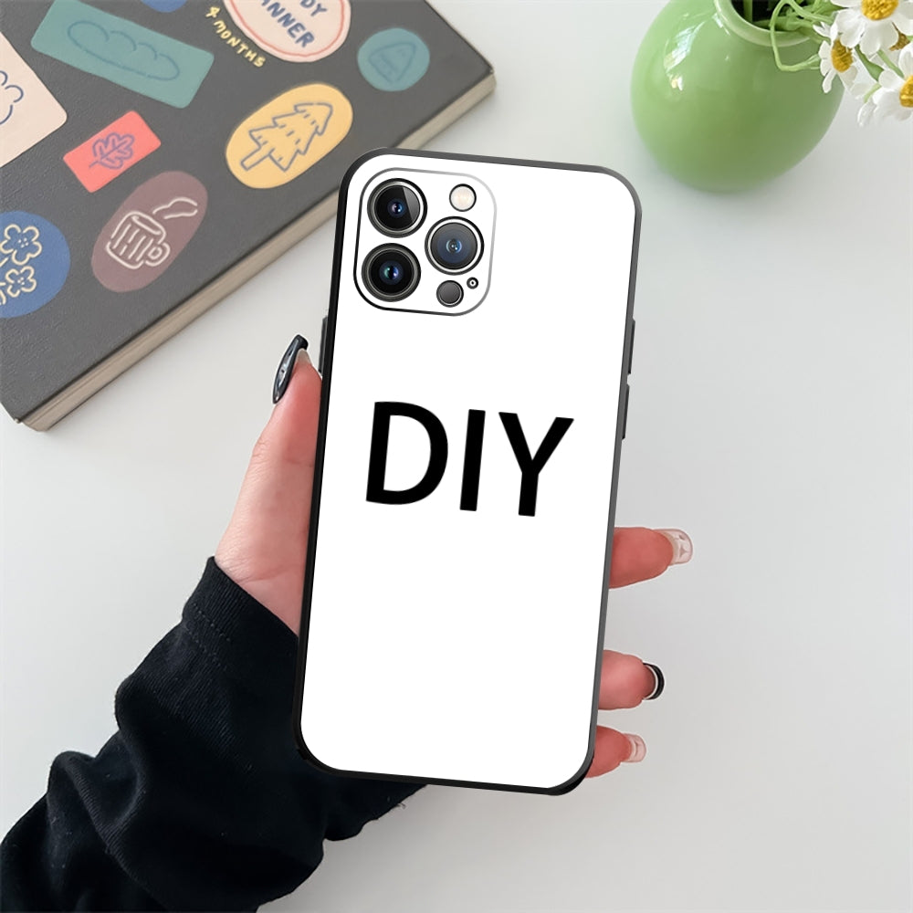 Personalisierte Luxus iPhone Hülle für Apple iPhone 17/17 Air, 16/16e, 15, 14, 13 Pro Max Plus Cover | Individueller Name, Initialen, Symbole & Zahlen | MagSafe Kompatibel | Kameraschutz | Gehärtetes Glas | Premium Schutzhülle