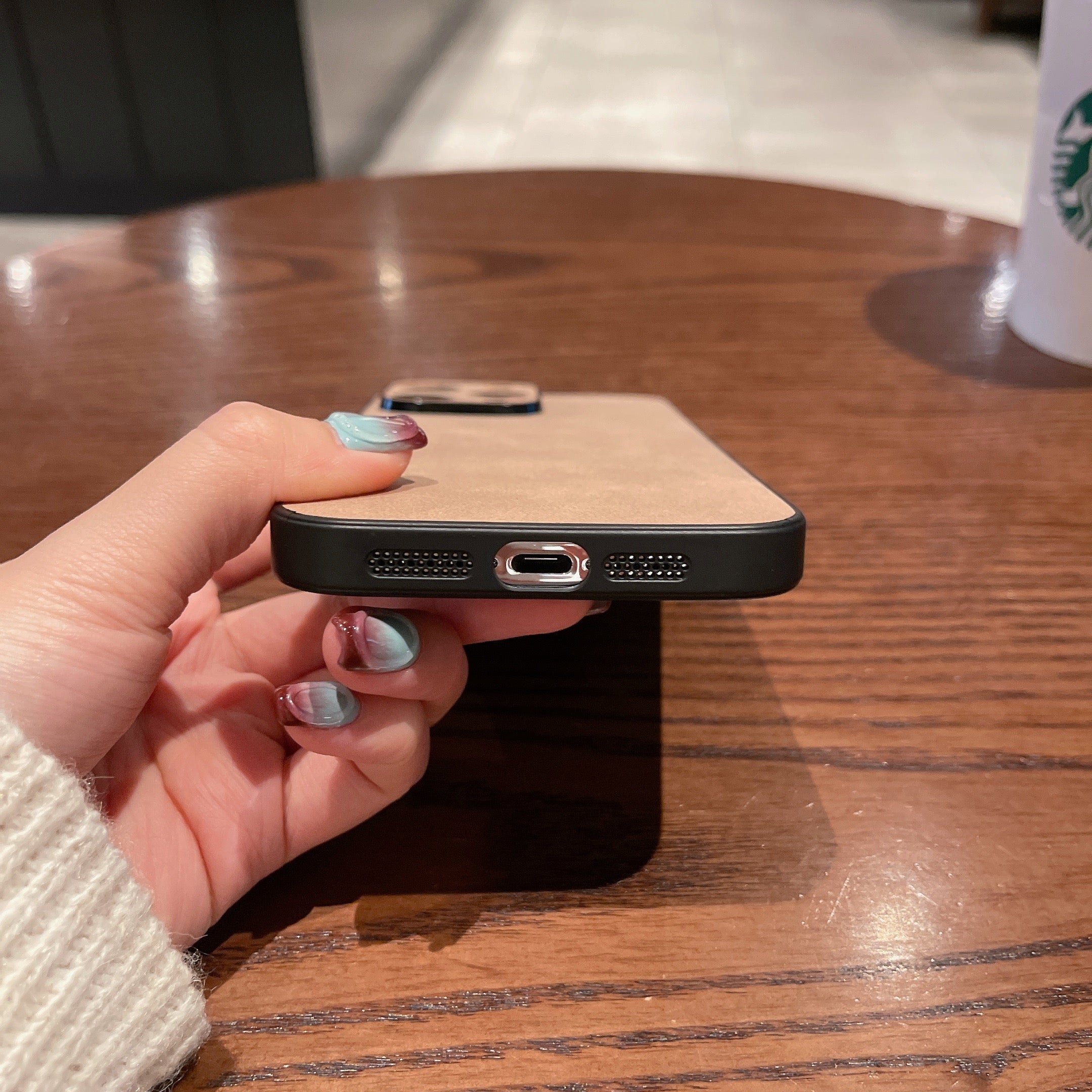 Hochwertige Leder-iPhone-Hülle mit stoßfester Kameraschutzabdeckung Tasche | MagSafe Case für Apple iPhone 16/15/14/13/12 Pro Max Plus Mini | Panzer-Cover Handyhülle