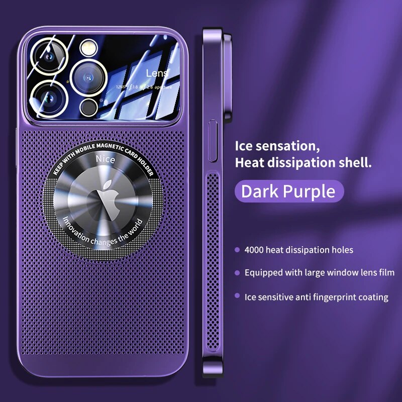 Luxus wärmeableitendes Magnetgehäuse als iPhone-Hülle