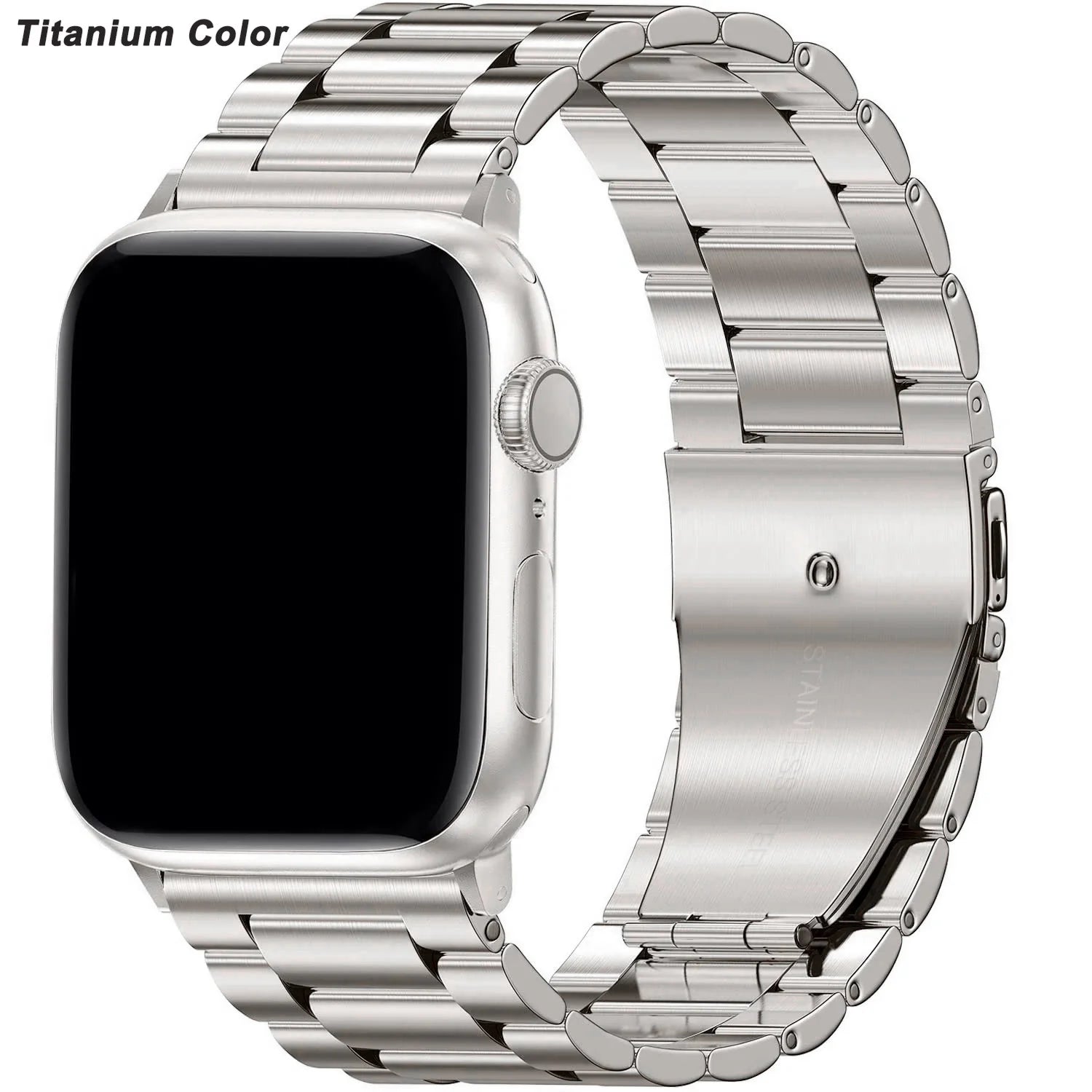 Metallband für Apple Watch 49mm, 45mm, 44mm, 42mm, 41mm, 40mm | Premium Edelstahl Armband für iWatch Ultra/9/8/7/6/5/4/3/SE