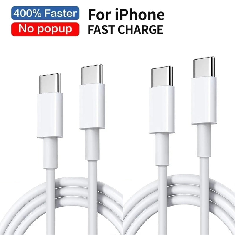 Hochwertiges USB Typ C PD 20W Kabel für Apple iPhone SE 15 14 13 12 11 Pro Max Plus Mini X XS 8 | Prämie Schnelle USB C Kabel