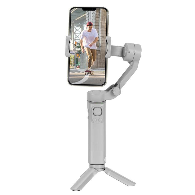 3-Achsen Faltbarer Handheld-Gimbal-Stabilisator Smartphones: Hochwertige Anti-Wackel Videoaufnahme | iPhone &