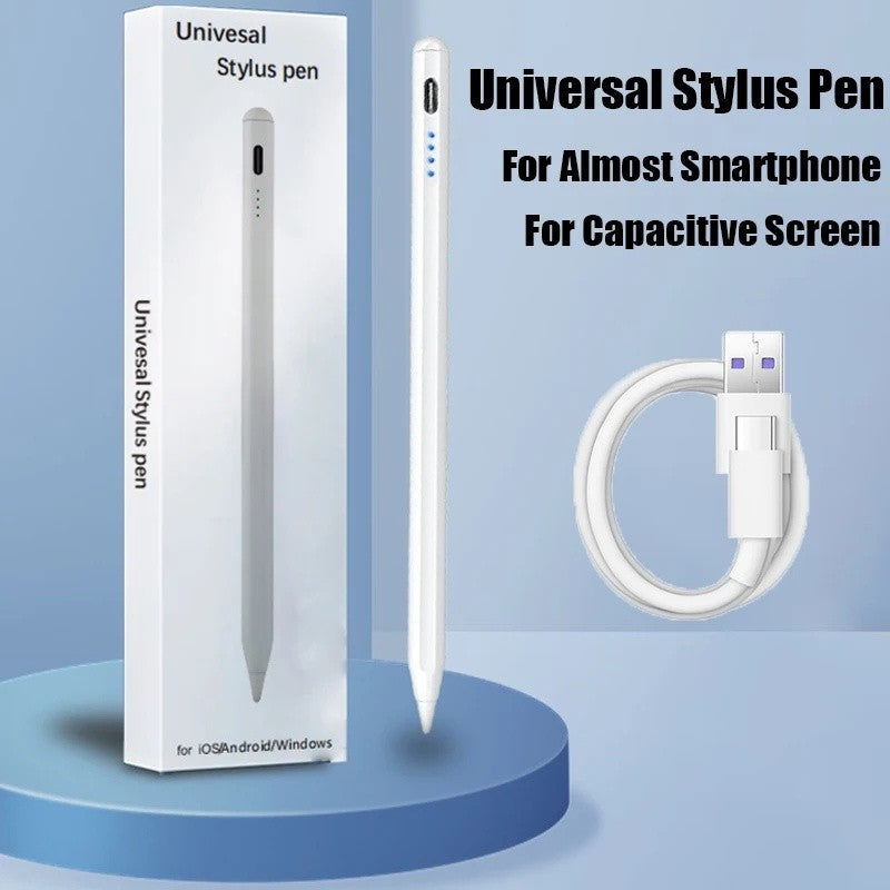 Premium Universal-Stylus: Touchstift für iPad Series: Tablet, Smartphones, Laptop & Handy, kompatibel mit Apple iPhone, MacBook, iPad, Xiaomi, Huawei, iOS, Android & Windows - Präziser Eingabestift