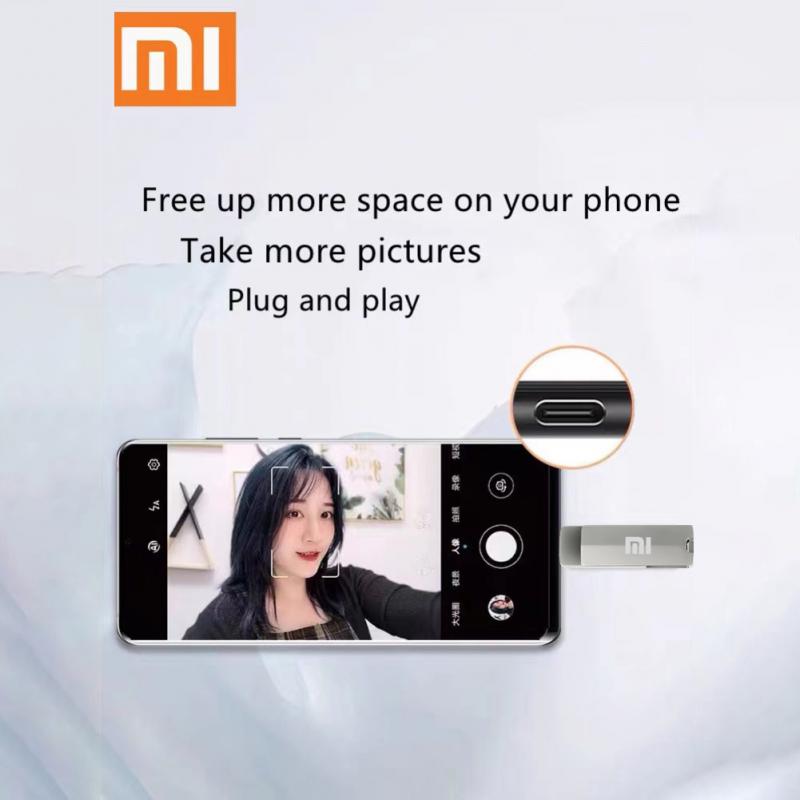 Premium Xiaomi U-Disk 2TB 1TB USB 3.1 Type-C Interface 256GB 128GB 512GB Mobile Computer Data Transfer Portable USB Storage