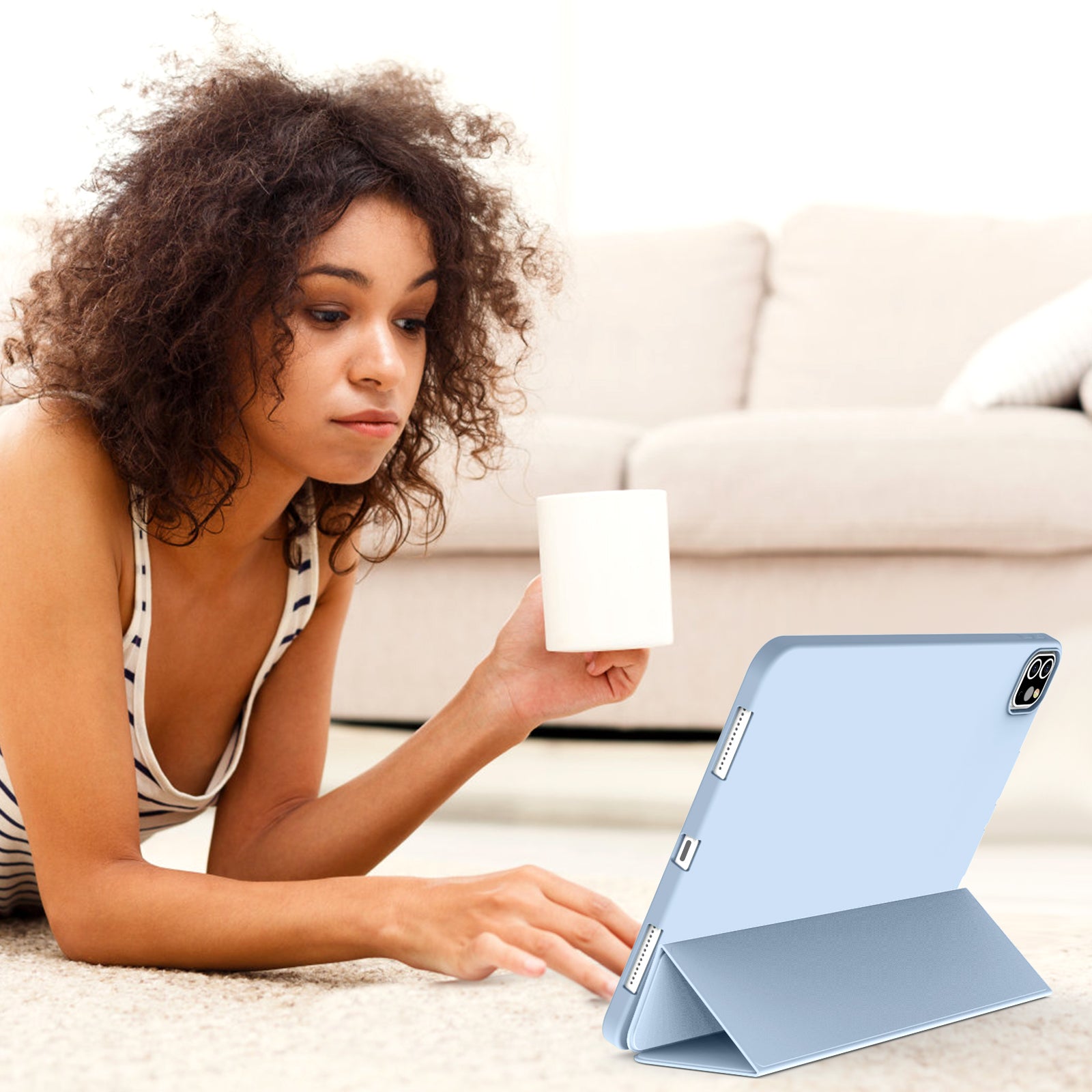 Hülle für Apple iPad Pro 11 12, 9. 10. Generation 10,2 - Hochwertiges Cover für iPad Air 5 4 Mini 6 3 2 1 9,7 10,