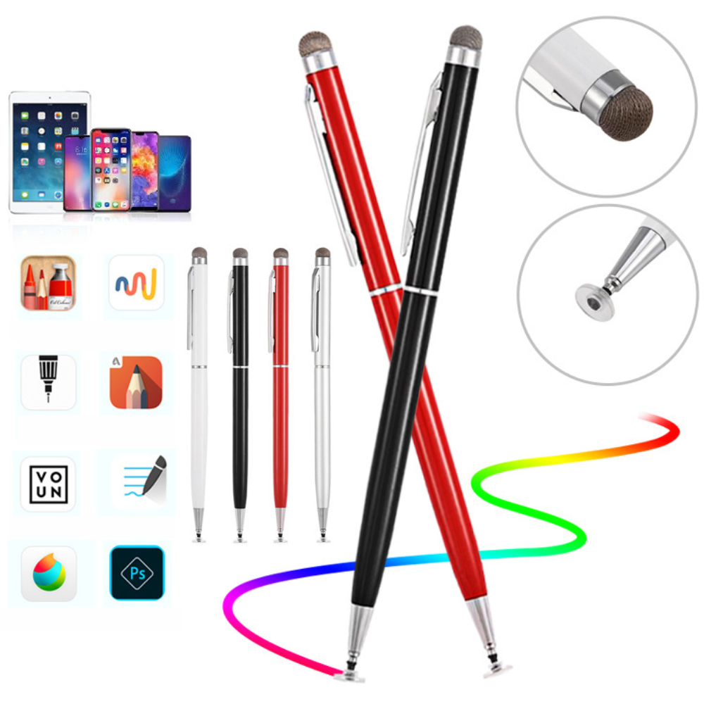 Premium Universal 2-in-1 Stift für Apple iPhone & iPad Series: iOS & Android: Kapazitiver Touch-Pen für Zeichnungen auf iPad, Samsung, Xiaomi Tablets & Smartphones | Limitierte Auflage