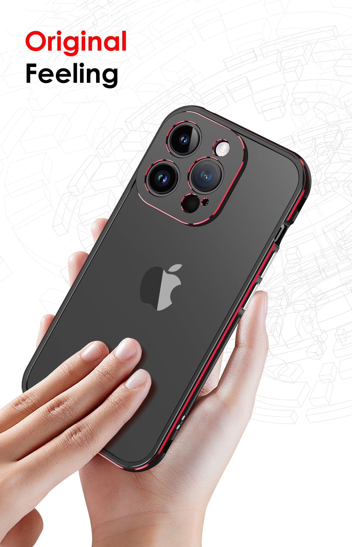 Aluminum Bumper & Metal Lens Frame Case Shockproof Cover for iPhone Models, Durable and Stylish Protection with Sleek Design