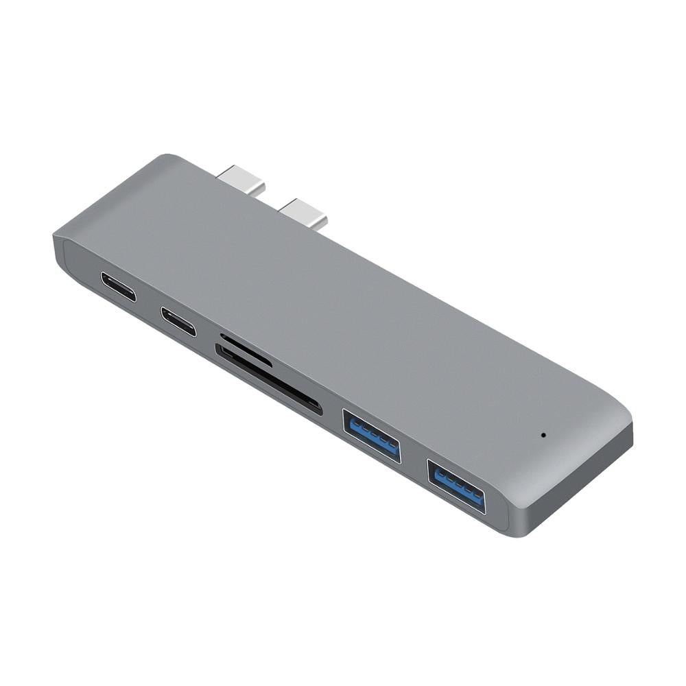 Premium USB-C Hub mit HDMI 4K Adapter & Thunderbolt 3: USB 3.1 Typ-C zu 3.0 Hub - Erweiterte Konnektivität für Macbook Air/Pro/M3/M2/M1: 16,14,13-inch | 2024/2023/2022/2020 Series Chips